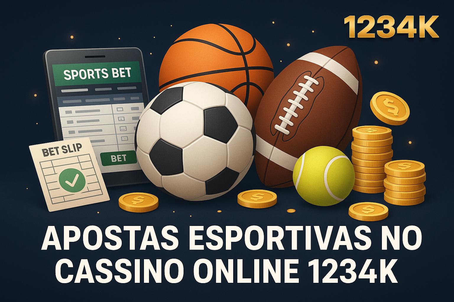 Apostas esportivas no cassino online 1234K