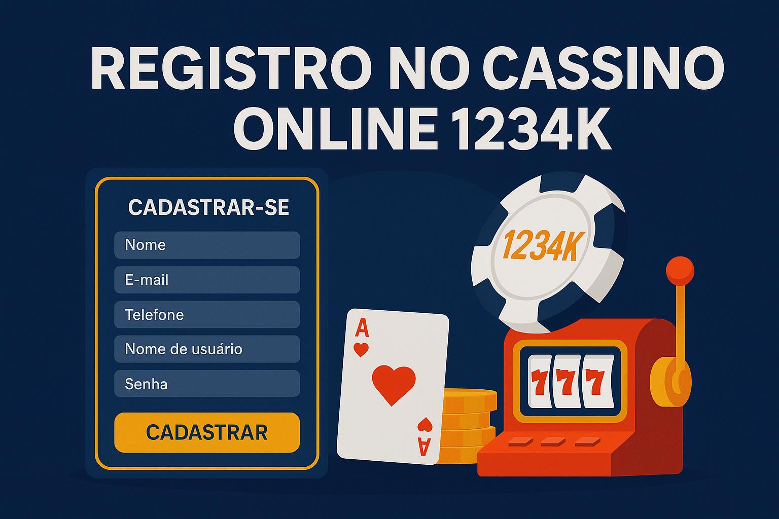 Não Perca tempo, o rRgistro na site 1234K