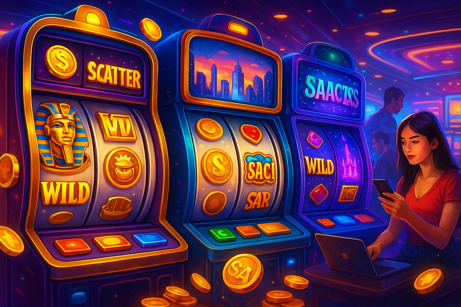 Explore o mundo das slot machines no 1234K Casino